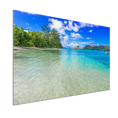 Panel do kuchni Plaża Seszele