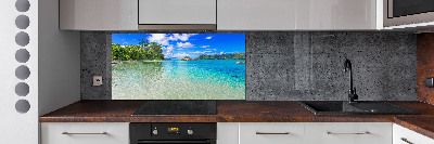 Panel do kuchni Plaża Seszele