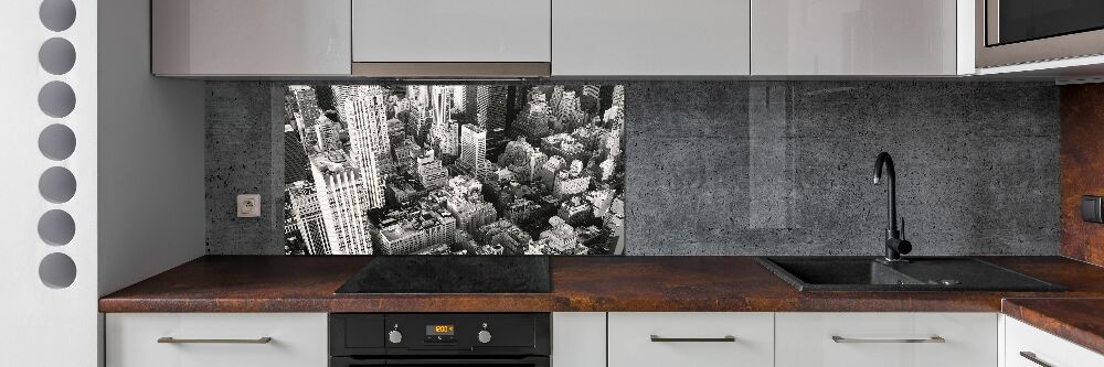 Panel lacobel Nowy Jork lot ptaka