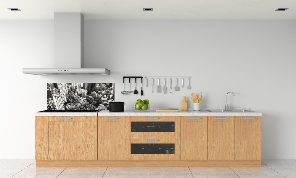 Panel lacobel Nowy Jork lot ptaka