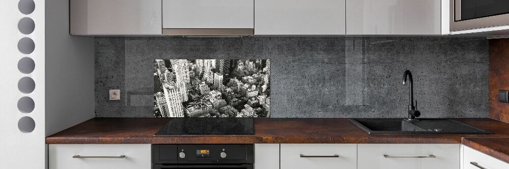 Panel lacobel Nowy Jork lot ptaka