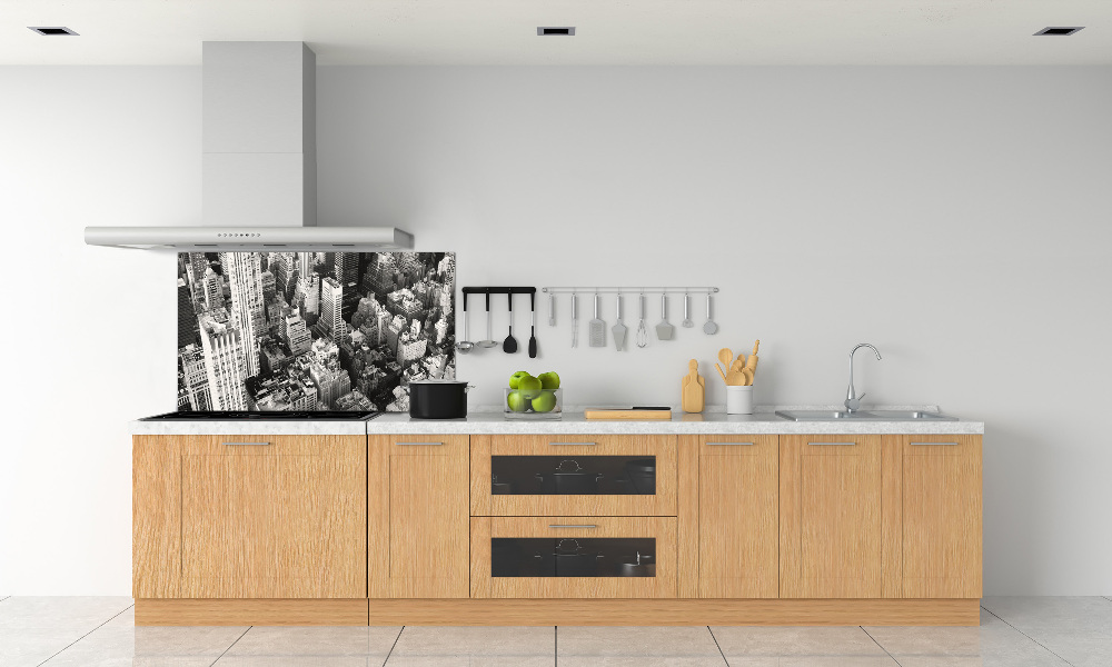 Panel lacobel Nowy Jork lot ptaka