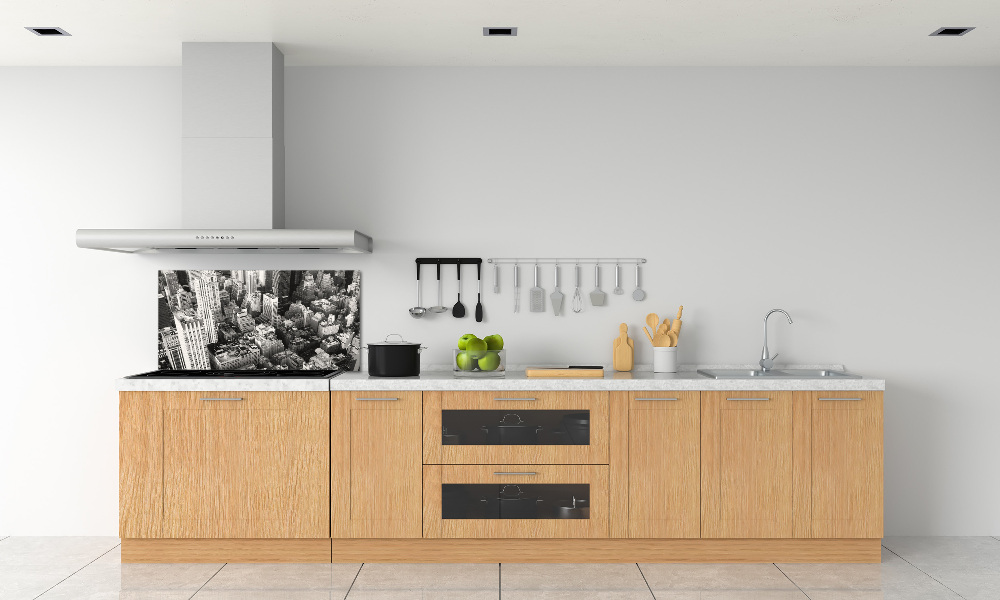 Panel lacobel Nowy Jork lot ptaka