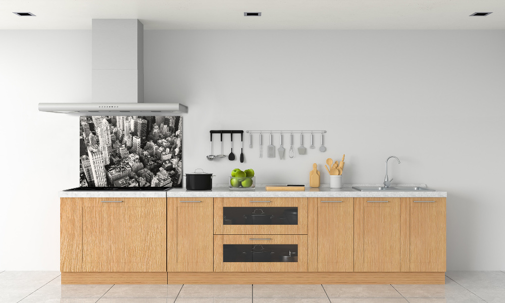 Panel lacobel Nowy Jork lot ptaka