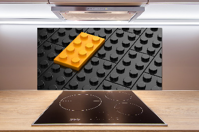 Panel dekor szkło Klocki lego