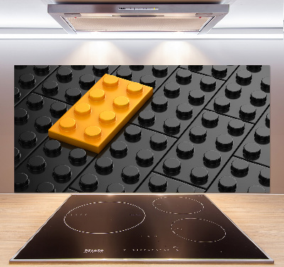 Panel dekor szkło Klocki lego