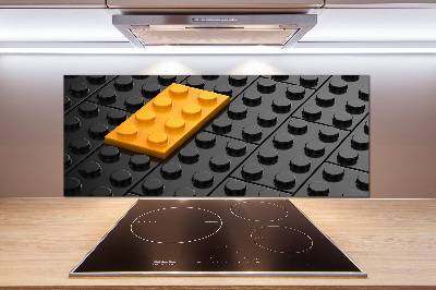 Panel dekor szkło Klocki lego
