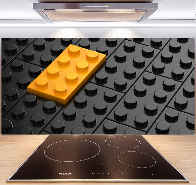 Panel dekor szkło Klocki lego