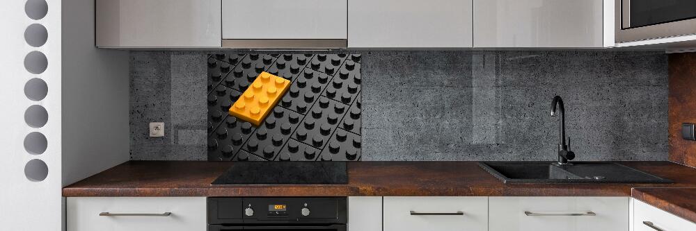 Panel dekor szkło Klocki lego