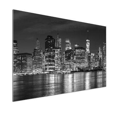 Panel do kuchni Manhattan nocą