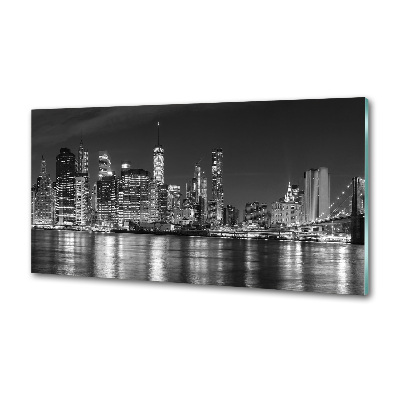 Panel do kuchni Manhattan nocą