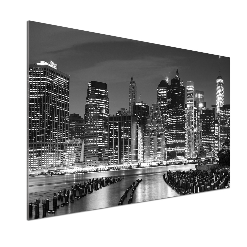 Panel do kuchni Manhattan nocą