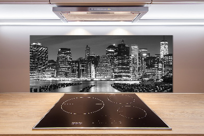 Panel do kuchni Manhattan nocą