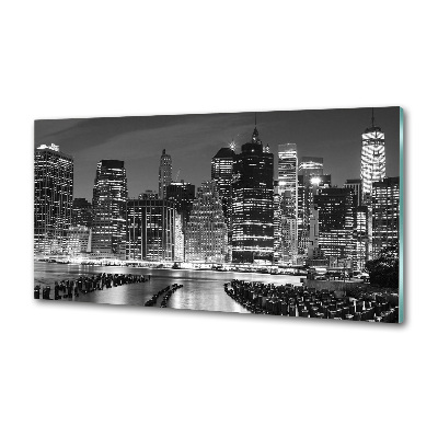 Panel do kuchni Manhattan nocą