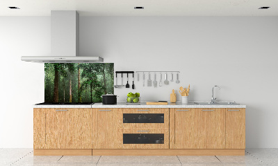 Panel dekor szkło Mgła w lesie