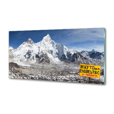 Panel dekor szkło Góra Everest