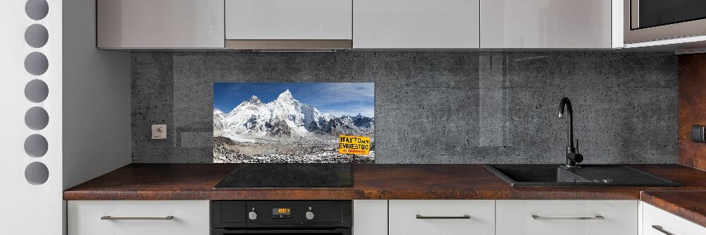 Panel dekor szkło Góra Everest