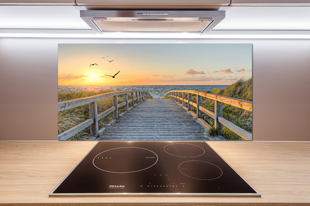 Panel do kuchni Ścieżka na plażę