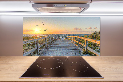 Panel do kuchni Ścieżka na plażę