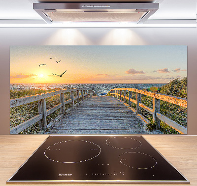 Panel do kuchni Ścieżka na plażę