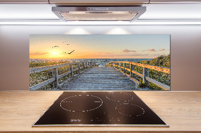 Panel do kuchni Ścieżka na plażę