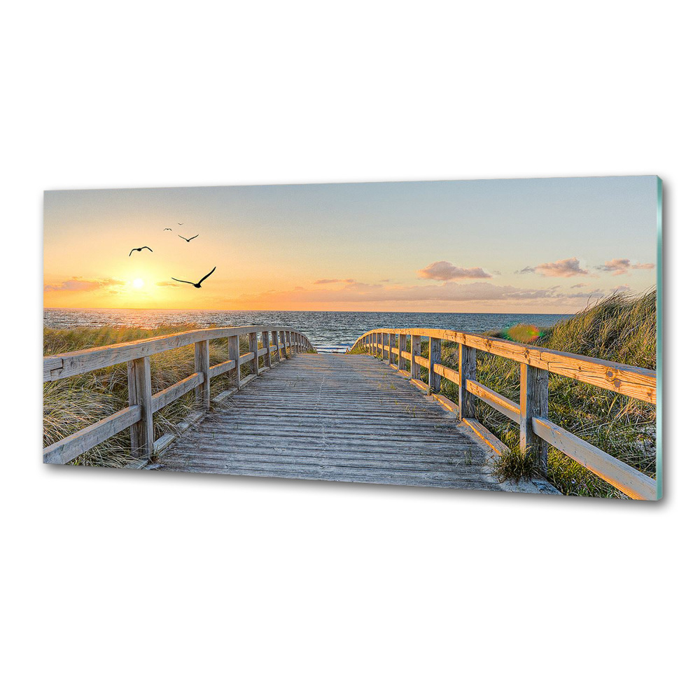 Panel do kuchni Ścieżka na plażę