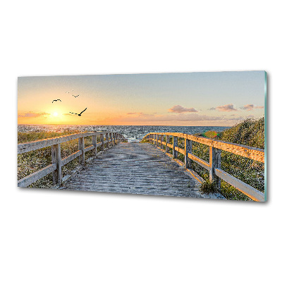 Panel do kuchni Ścieżka na plażę