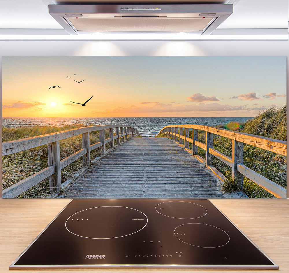 Panel do kuchni Ścieżka na plażę