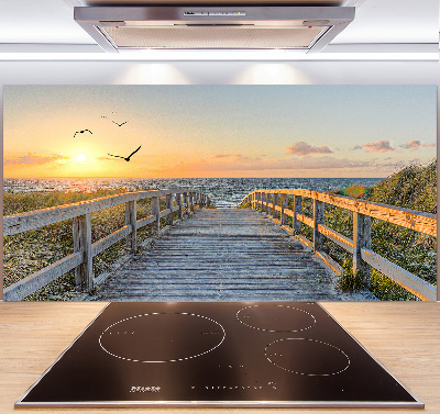 Panel do kuchni Ścieżka na plażę