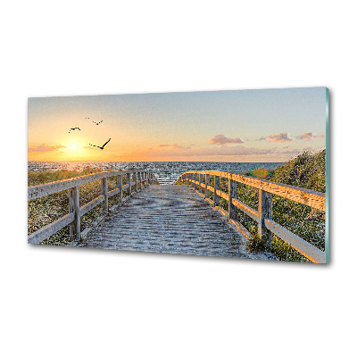 Panel do kuchni Ścieżka na plażę