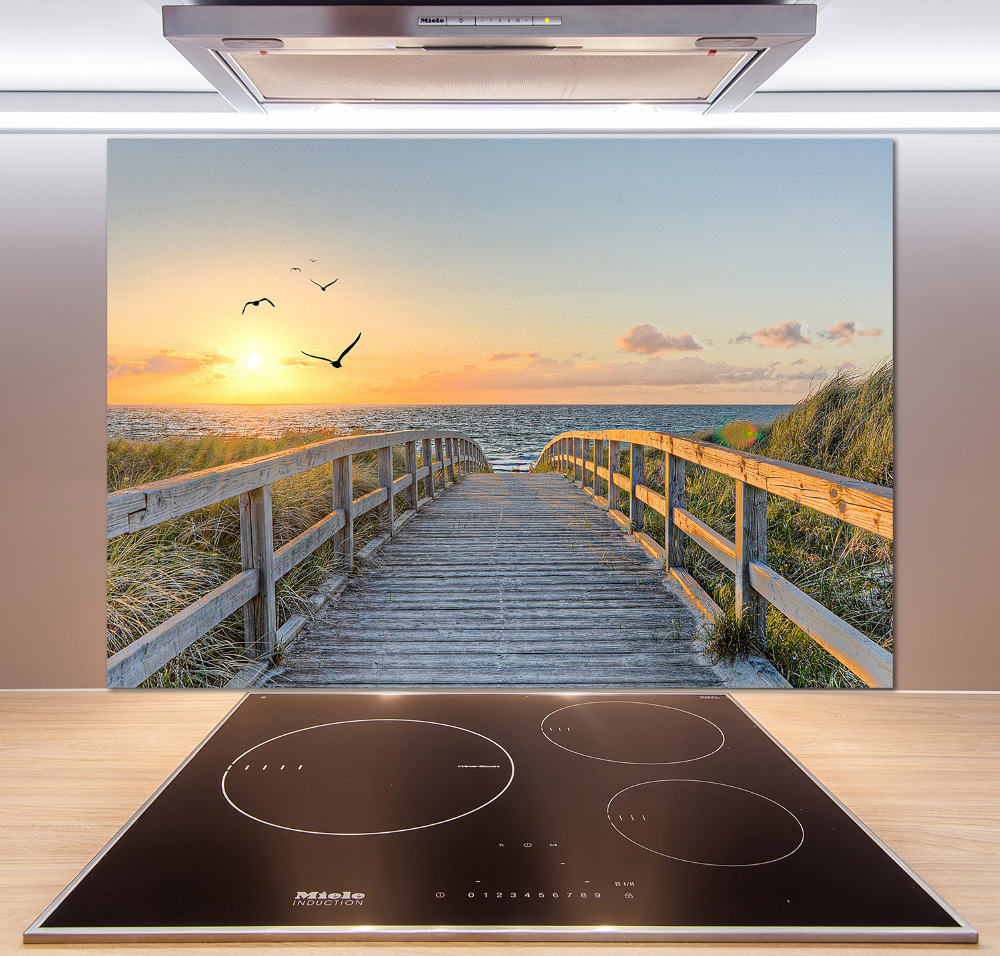 Panel do kuchni Ścieżka na plażę
