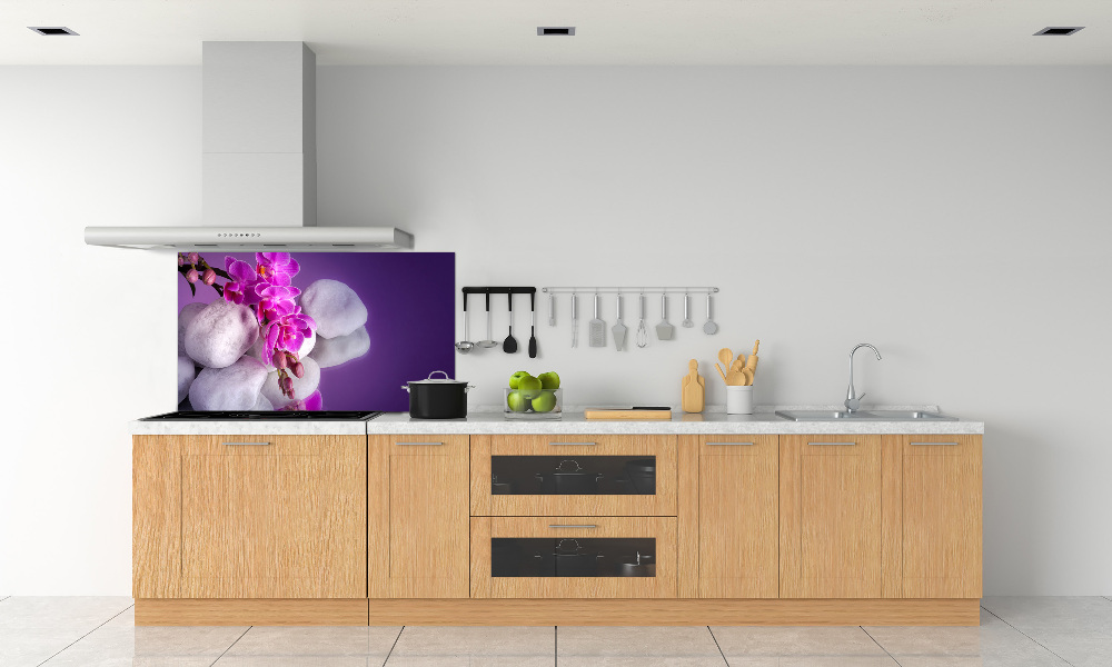 Panel między meble w kuchni Orchidea