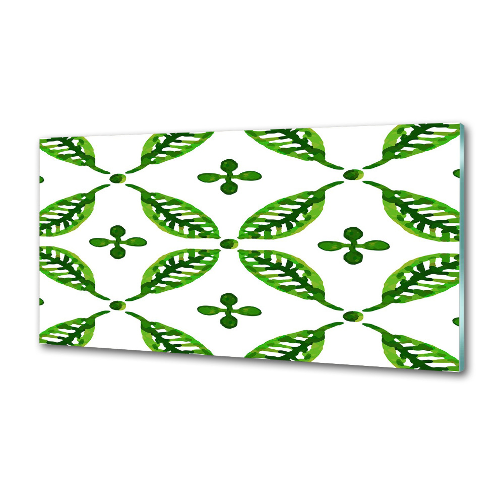 Panel do kuchni Zielone liście