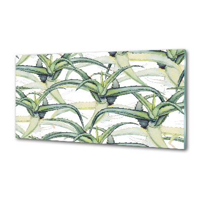 Panel szklany do kuchni Aloes