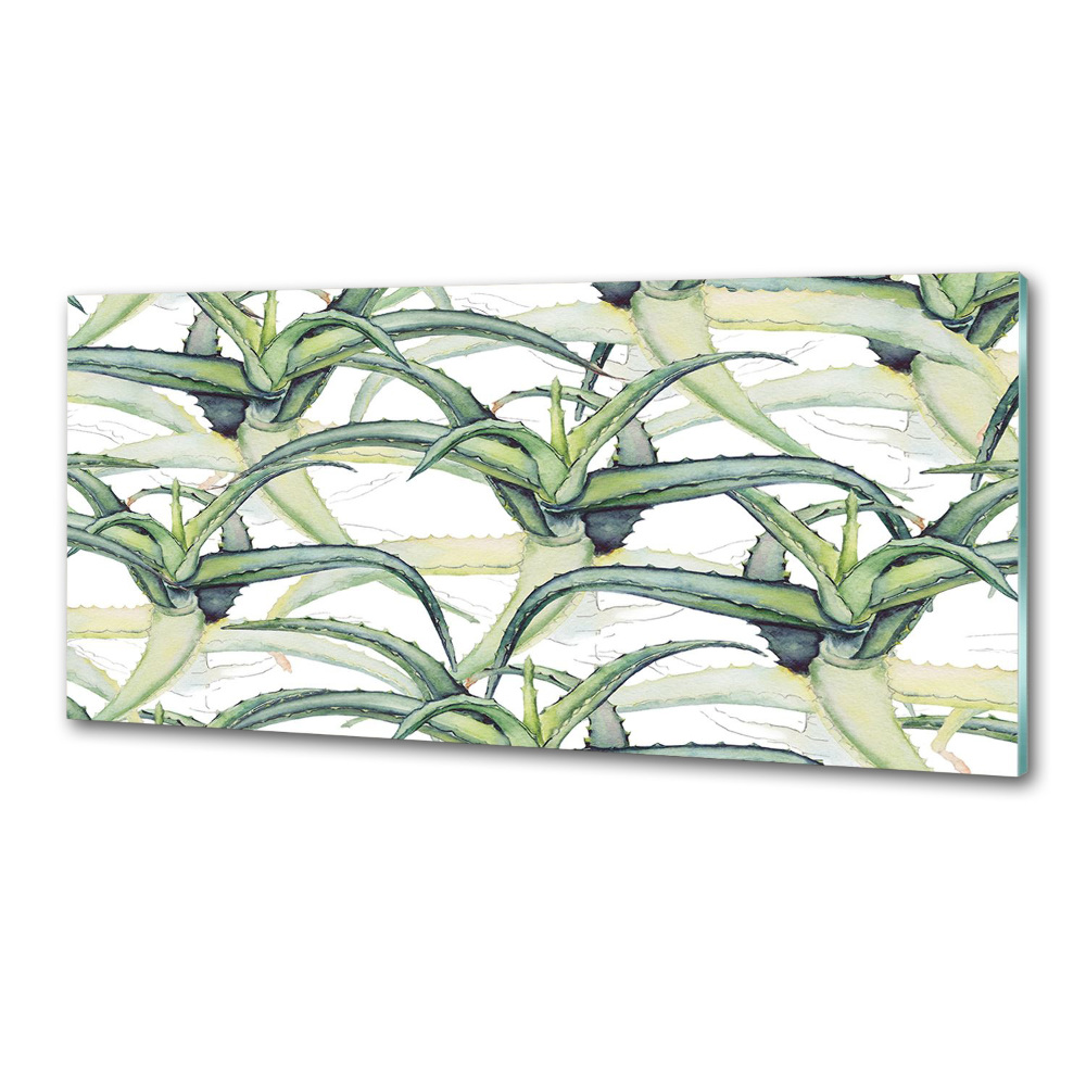 Panel szklany do kuchni Aloes