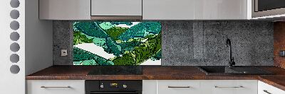 Panel do kuchni Liście bananowca