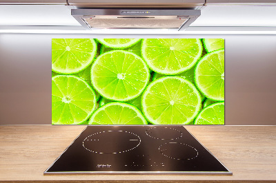 Panel szklany do kuchni Limonki