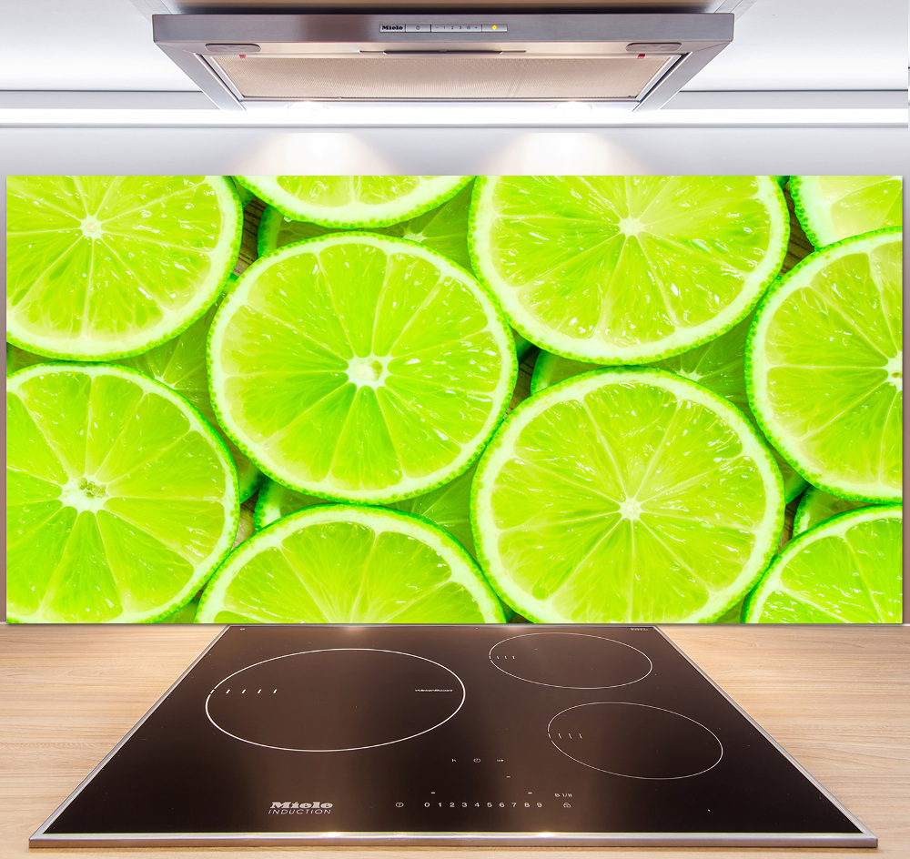 Panel szklany do kuchni Limonki