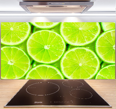Panel szklany do kuchni Limonki