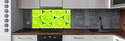 Panel szklany do kuchni Limonki