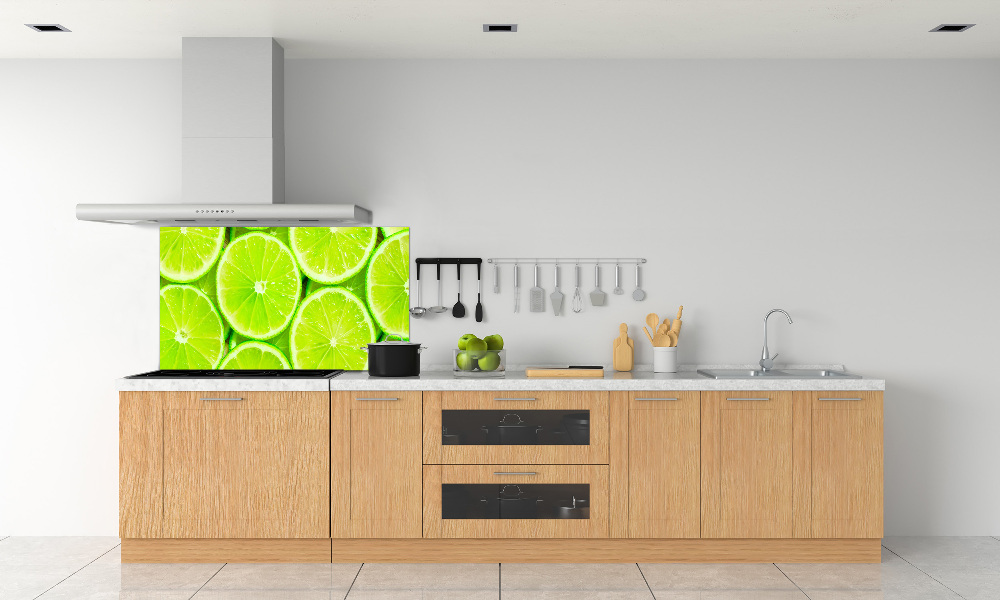 Panel szklany do kuchni Limonki