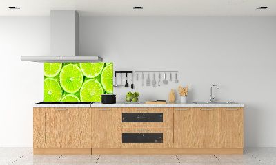 Panel szklany do kuchni Limonki
