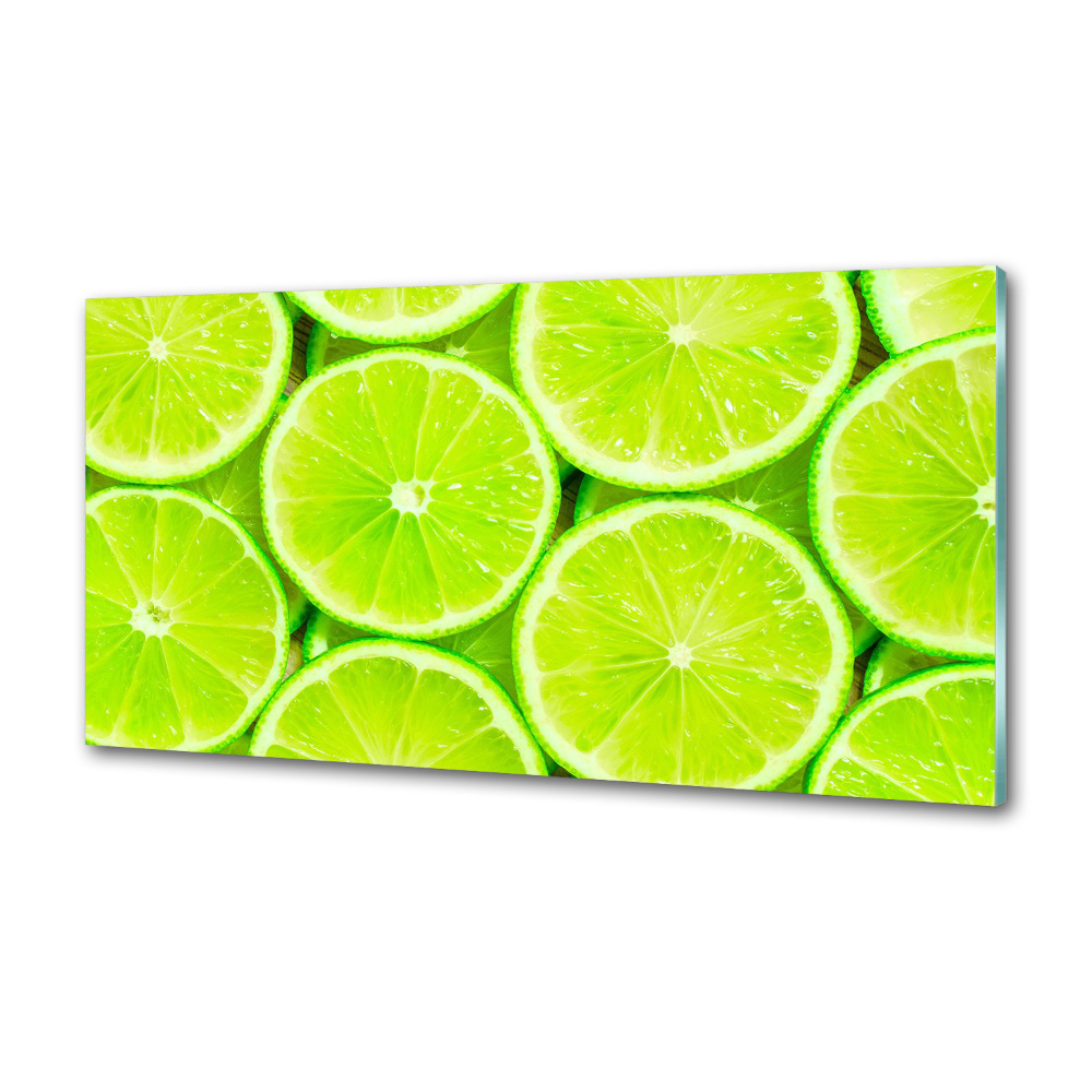 Panel szklany do kuchni Limonki