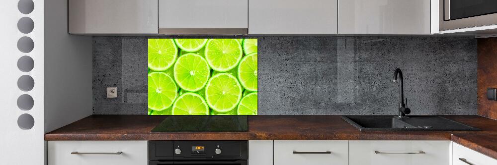 Panel szklany do kuchni Limonki