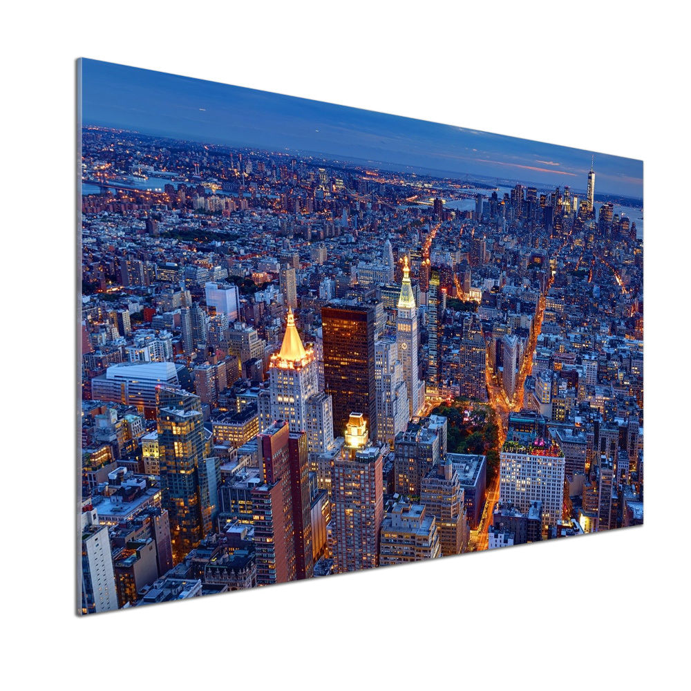Panel do kuchni Manhattan nocą