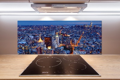 Panel do kuchni Manhattan nocą