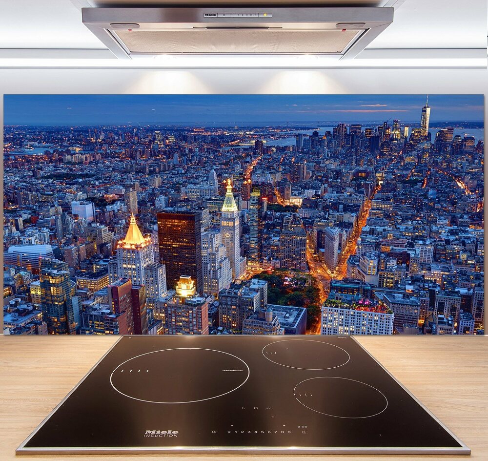 Panel do kuchni Manhattan nocą