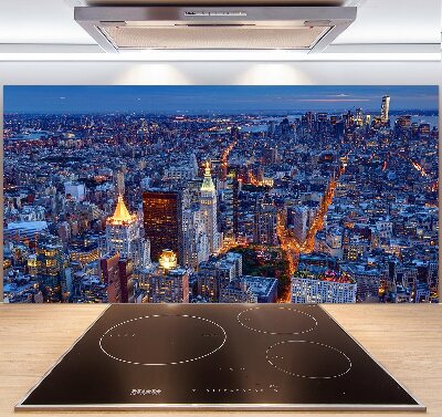 Panel do kuchni Manhattan nocą