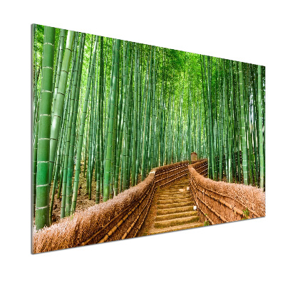 Panel do kuchni Bambusowy las