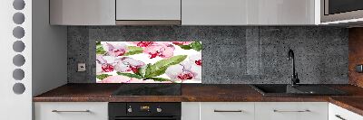 Panel do kuchni Różowe orchidee